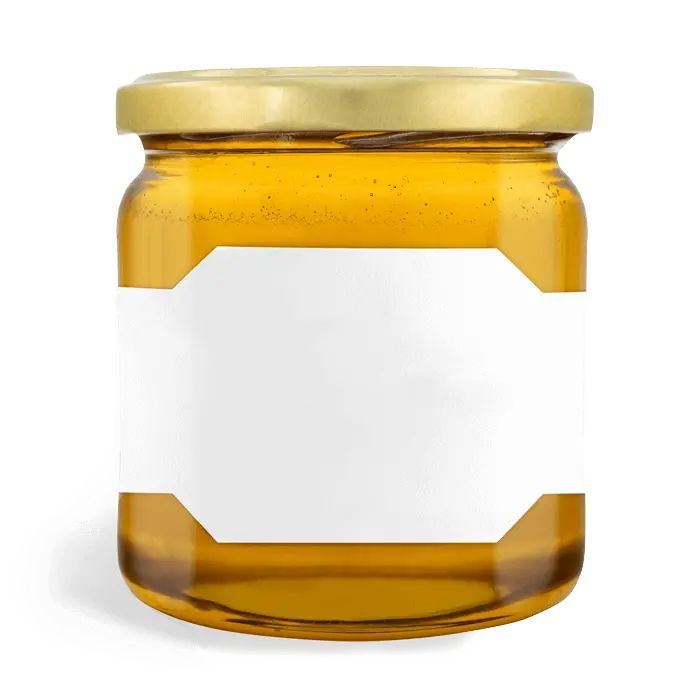 Leere Lola - Banner Sonderform Hexagon 500g (Twist-Off)