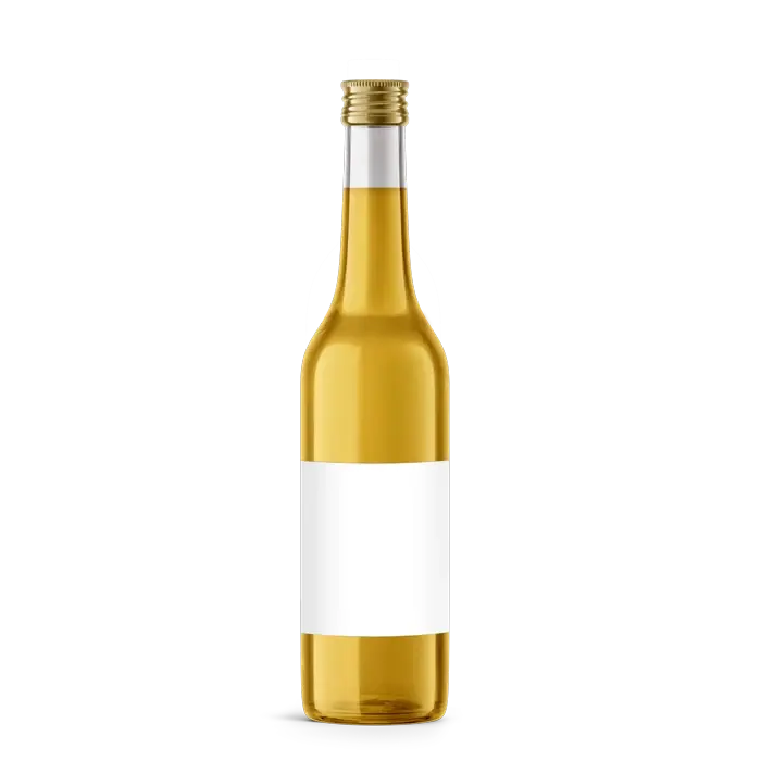 Leere Lola – Quadratisches Flaschenetikett 80x80mm für 500ml Met