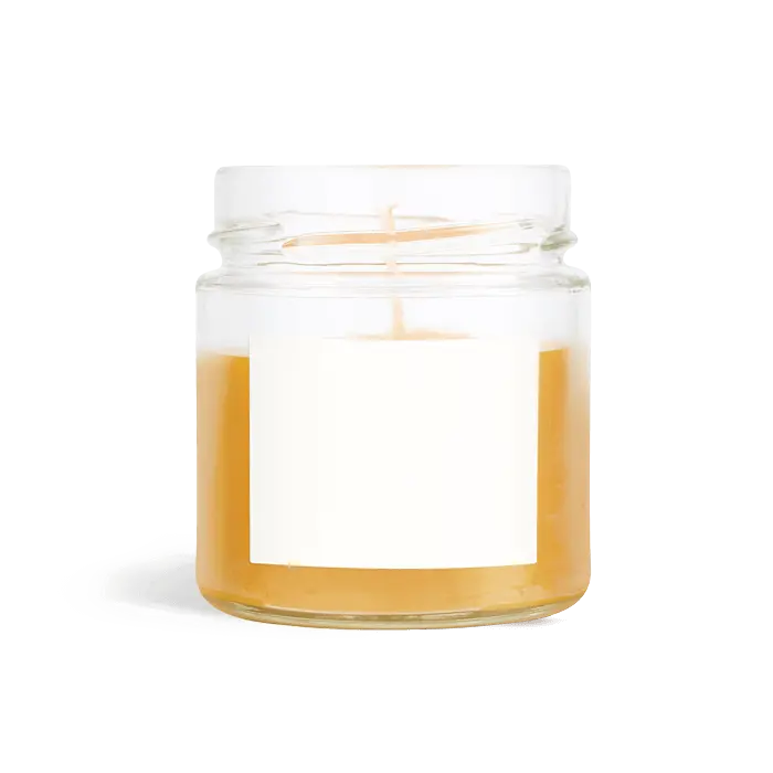 Leere Lola – Rechteckiger Aufkleber 50x40mm für Kerzen im 250g-Glas