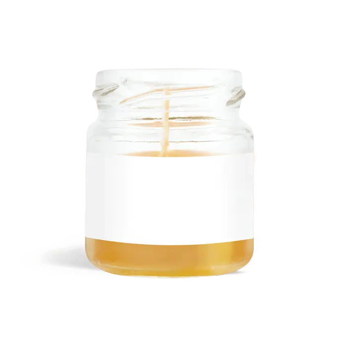 Leere Lola – Rechteckiger Aufkleber 60x25mm für Kerzen im 50g-Glas