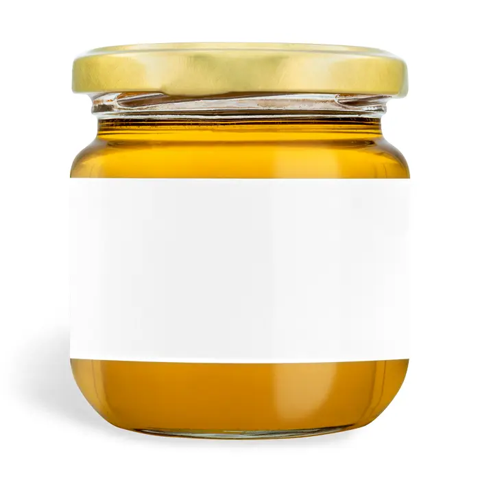 Leere Lola - Rechteckiges Etikett 250g (Twist-Off)