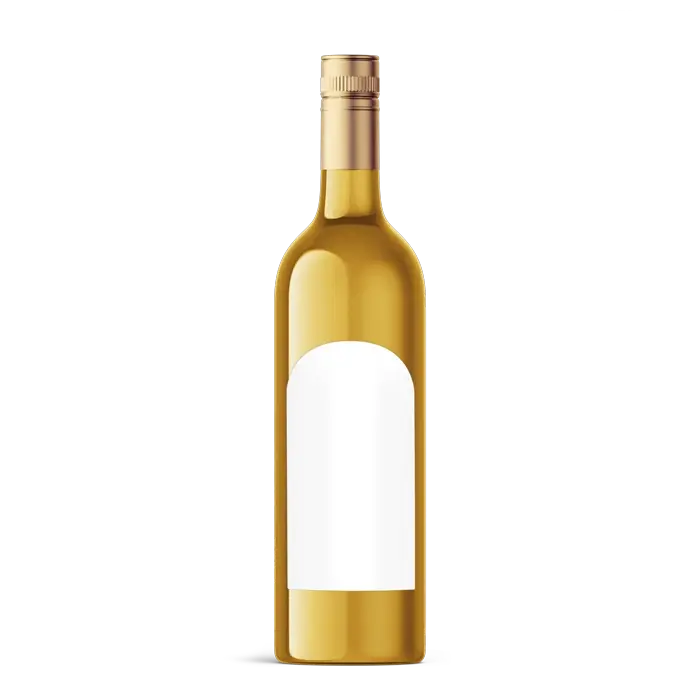 Leere Lola – Rechteckiges Flaschenetikett mit Abrundung 65x125mm für 750ml Met