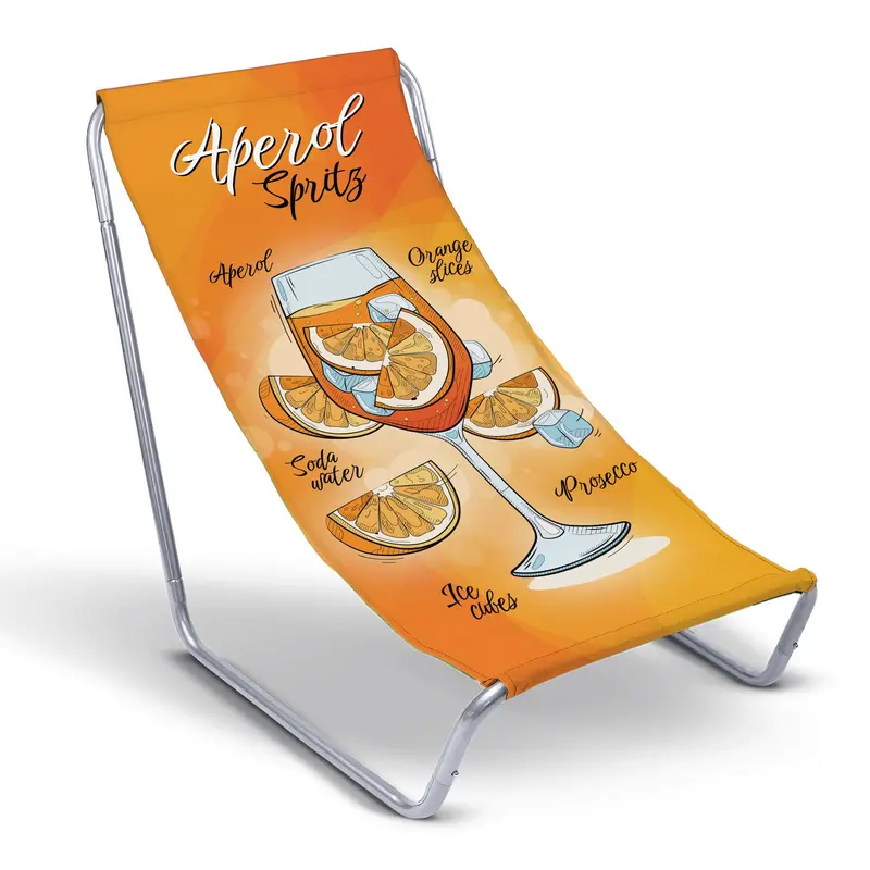 Liegestuhl aus Stahl APEROL