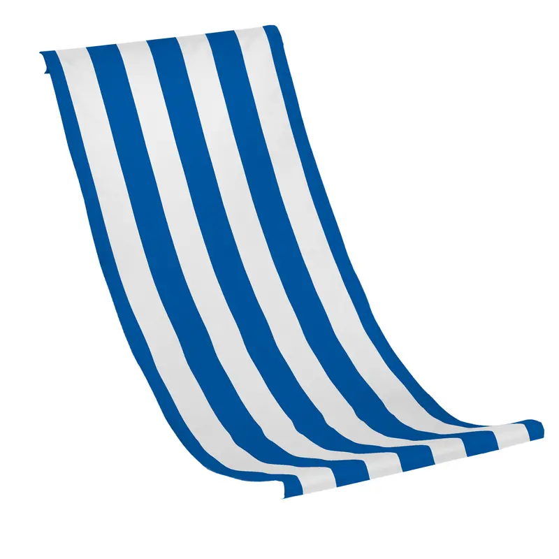 Liegestuhlbezug Streifen Blau