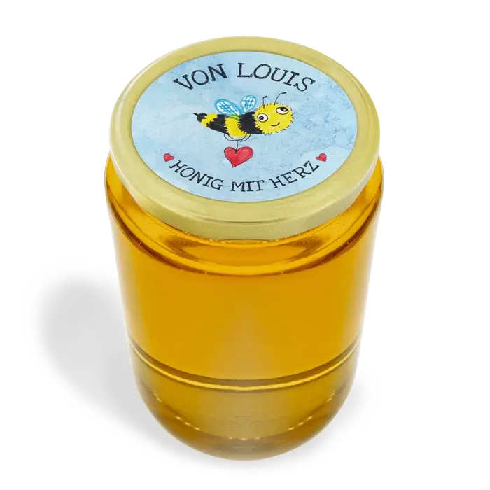 Lustiger Louis – Deckeletikett 1000g (Twist-Off)