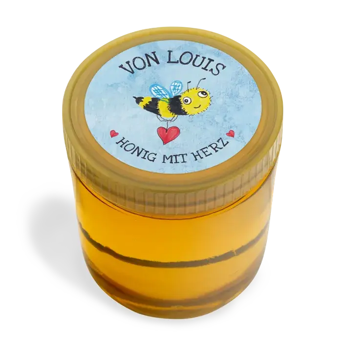 Lustiger Louis – Deckeletikett 500g (Kunststoffdeckel)