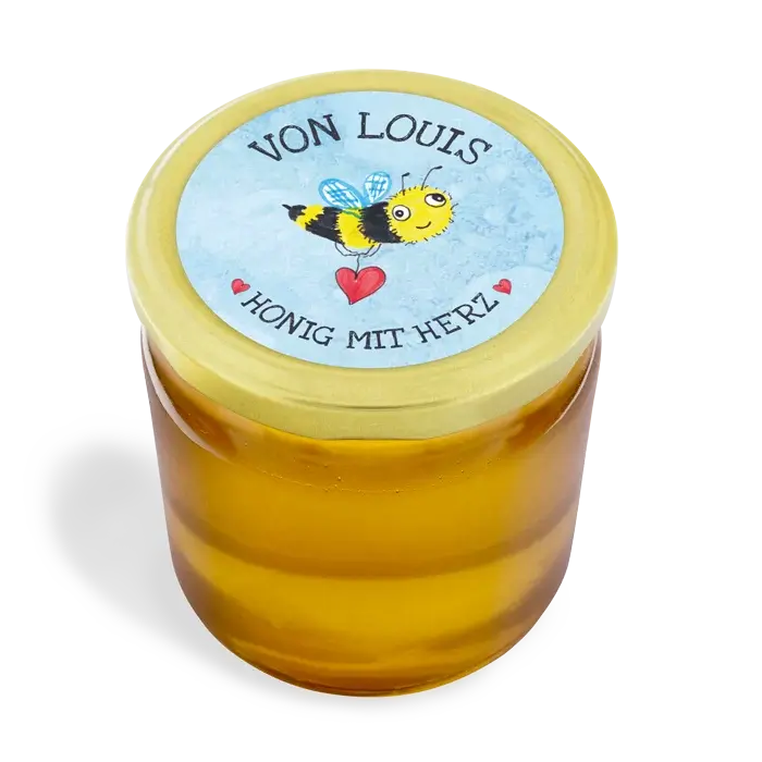 Lustiger Louis – Deckeletikett 500g (Twist-Off)
