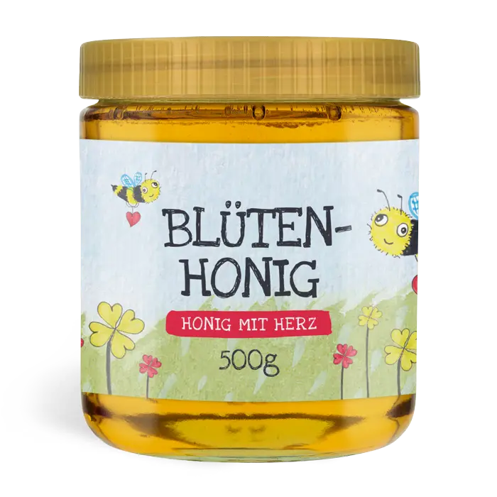 Lustiger Louis – Rechteckiges Etikett 500g (Kunststoffdeckel)