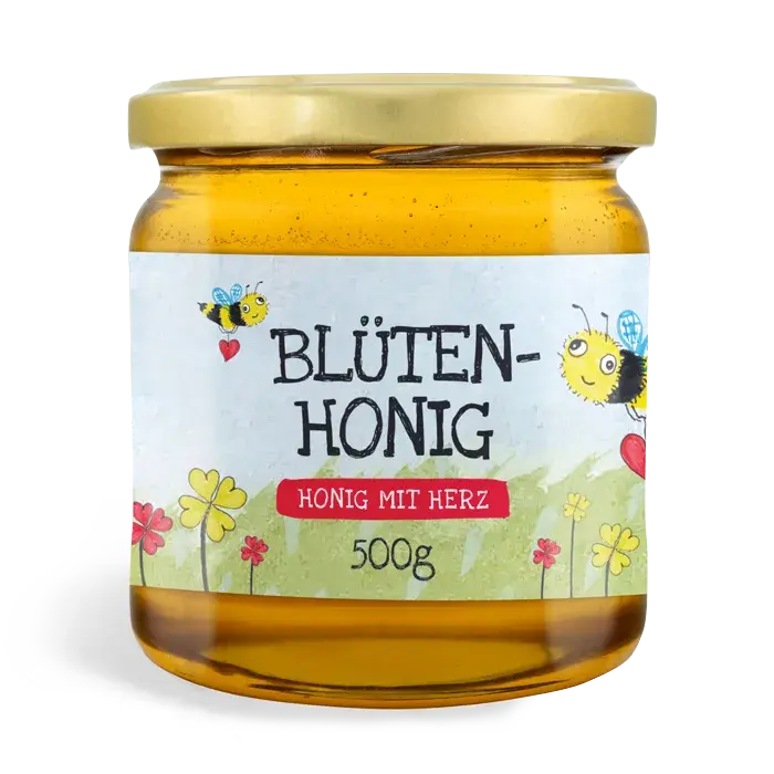 Lustiger Louis – Rechteckiges Etikett 500g (Twist-Off)