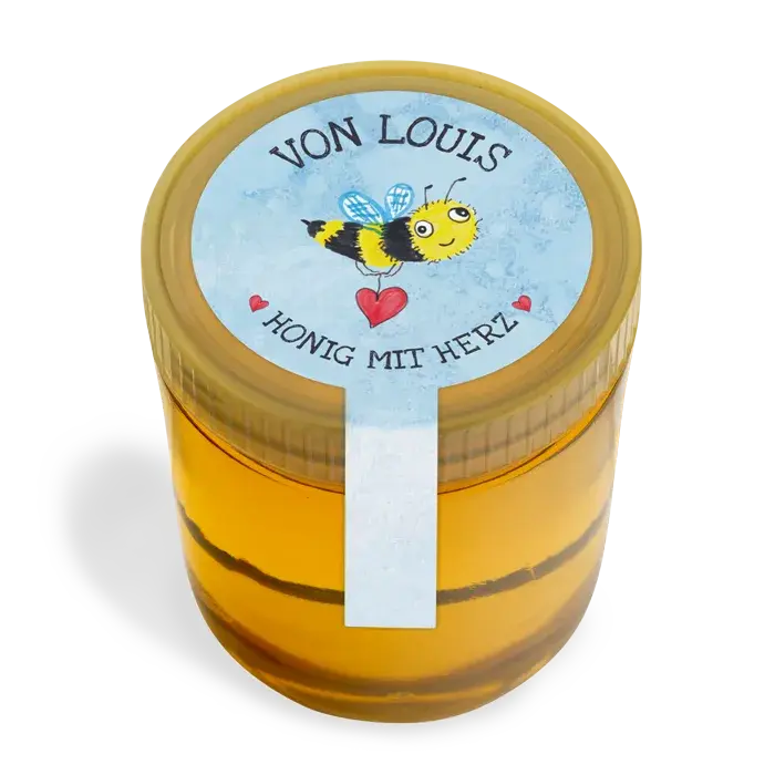 Lustiger Louis – Siegeletikett mit Frischesiegel 500g (Kunststoffdeckel)