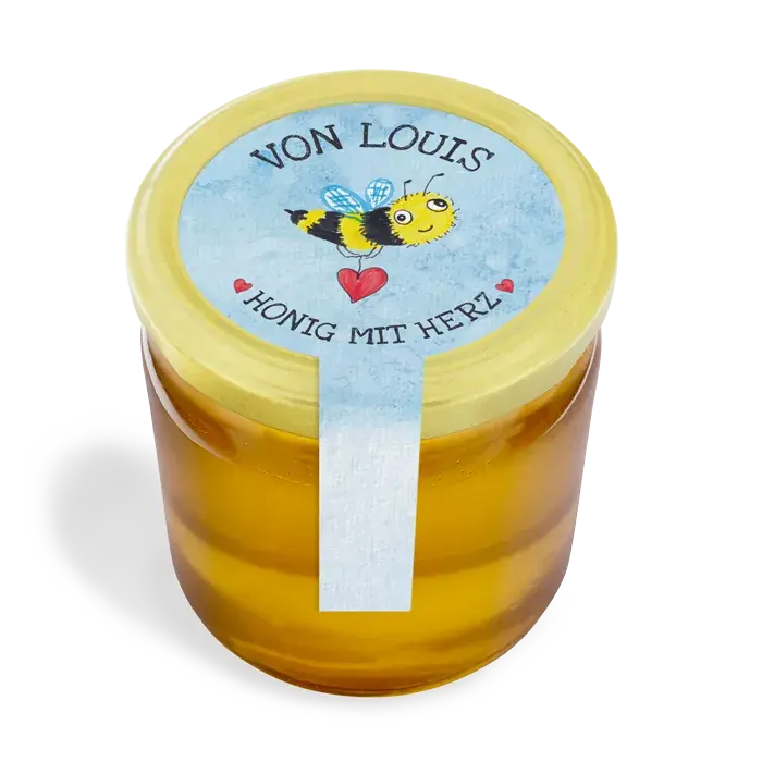 Lustiger Louis –  Siegeletikett mit Frischesiegel 500g (Twist-Off)