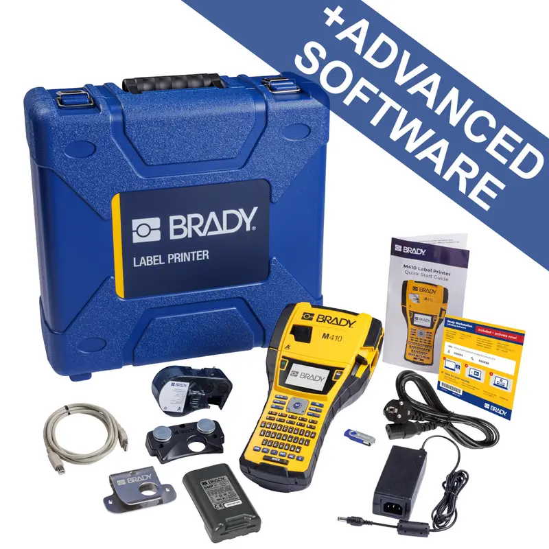 M410 Set für tragbare Etikettendrucker EU + Brady Workstation-Suite