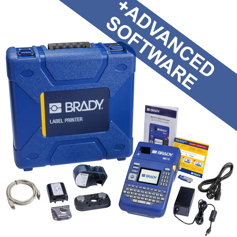 M510 Set für tragbare Etikettendrucker EU + Brady Workstation-Suite