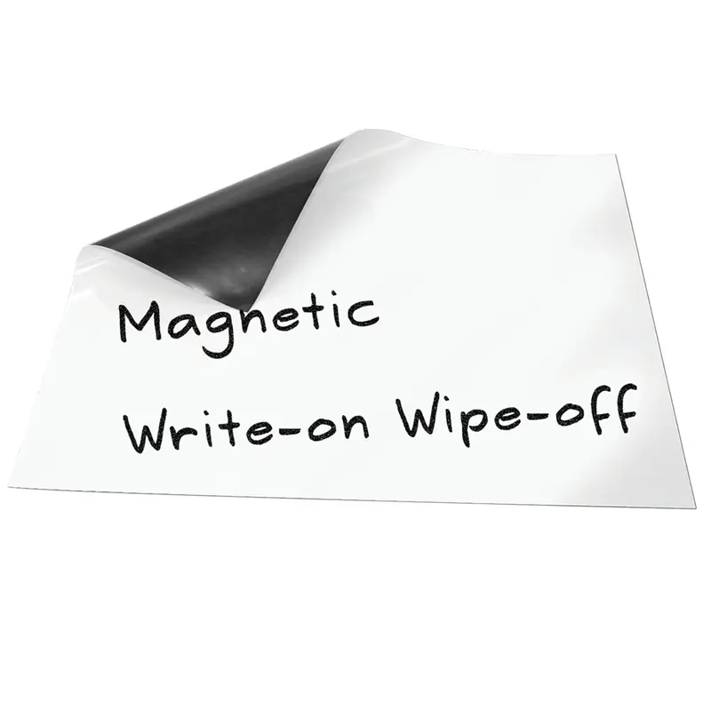 Magnetische Streifen, beschriftbar und abwischbar