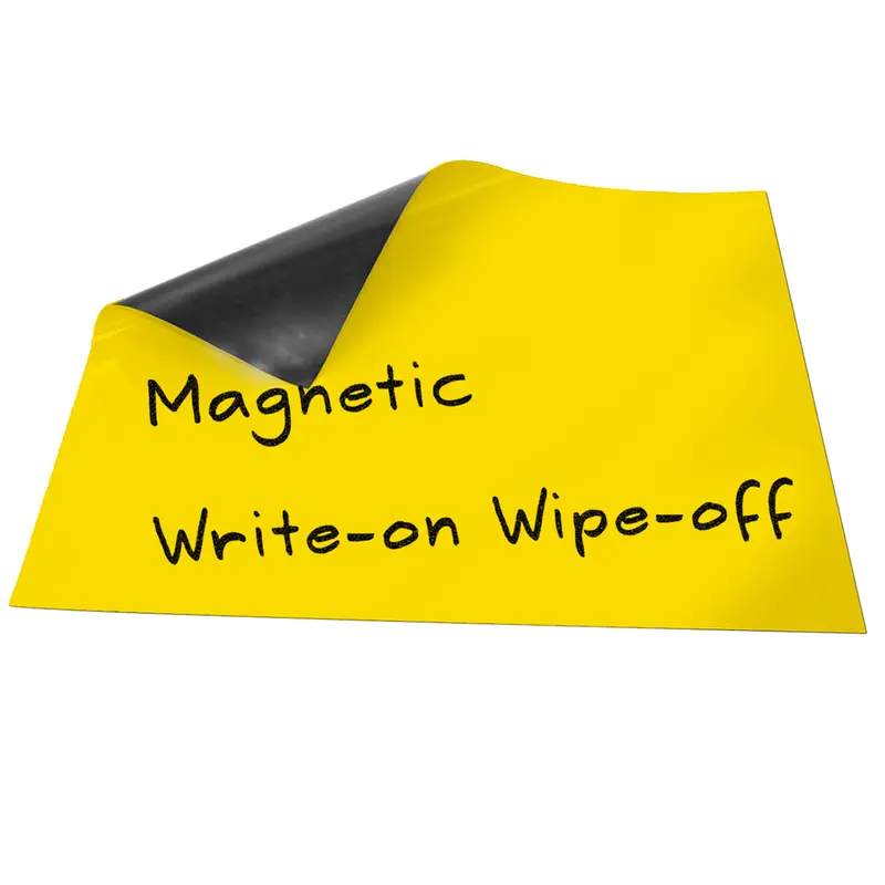 Magnetische Streifen, beschriftbar und abwischbar
