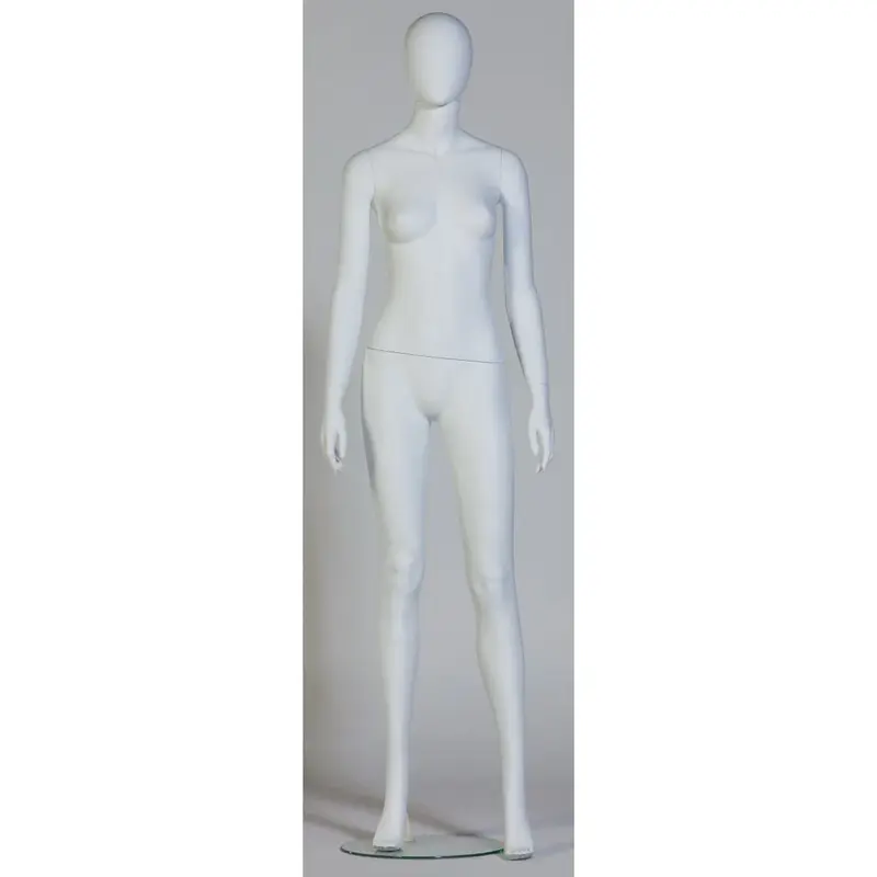 Mannequin vitrine femme corps entier – blanc mat ou glossy