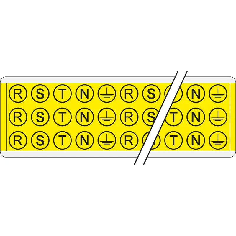 Markers for phases, earthing & insulation
