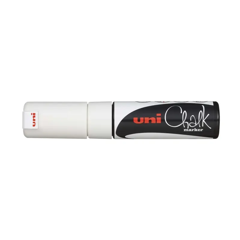 Marqueur craie Uni Chalk 8 mm biseau — 11 couleurs