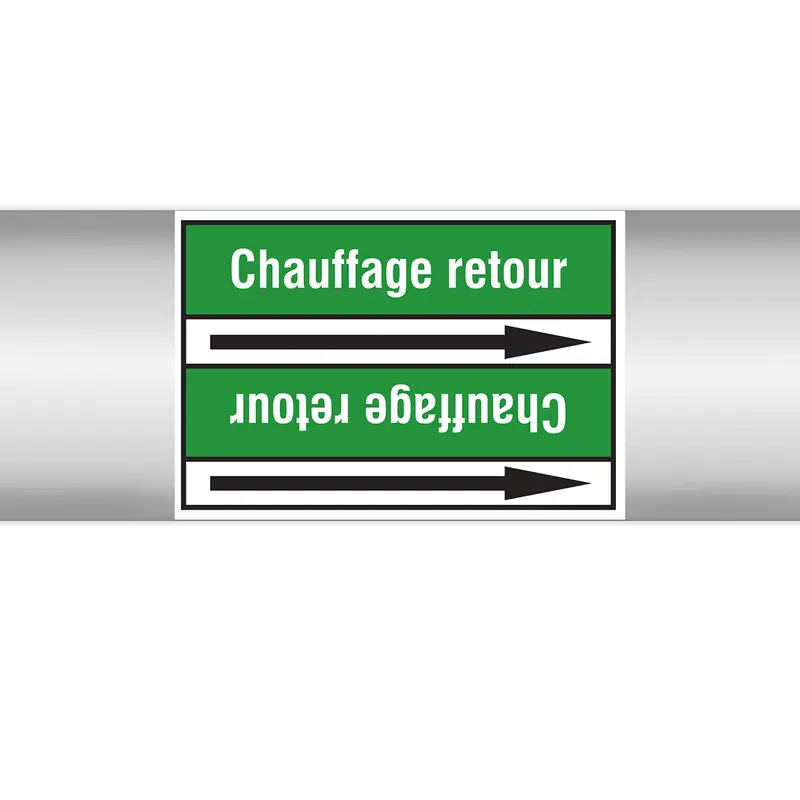 Marqueur en rouleau sans support - Chauffage retour (produit francophone)