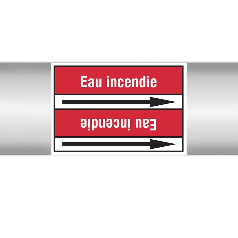 Marqueur en rouleau sans support - Eau incendie (produit francophone)