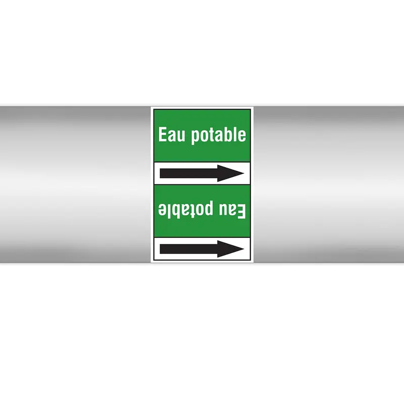 Marqueur en rouleau sans support - Eau potable (produit francophone)