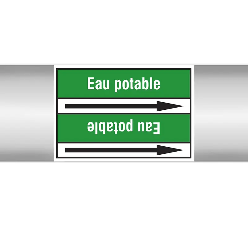 Marqueur en rouleau sans support - Eau potable (produit francophone)