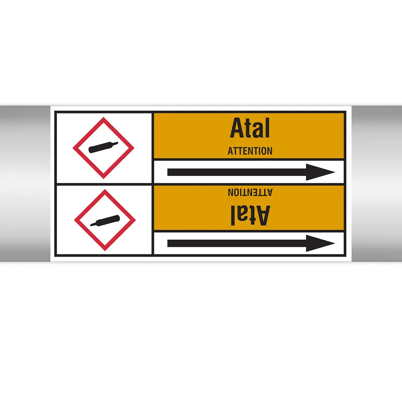 Marqueurs en rouleau continu, avec pictogrammes - Atal (produit francophone)