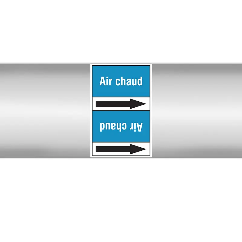 Marqueurs en rouleau continu, sans pictogramme - Air chaud (produit francophone)