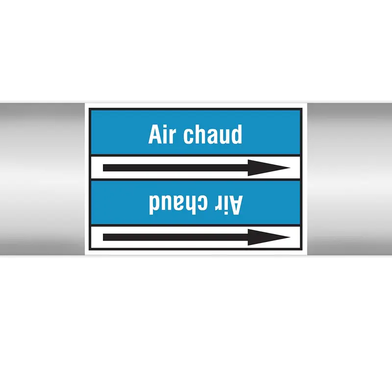 Marqueurs en rouleau continu, sans pictogramme - Air chaud (produit francophone)