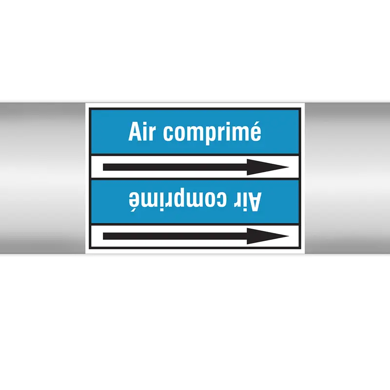 Marqueurs en rouleau continu, sans pictogramme - Air comprimé (produit francophone)