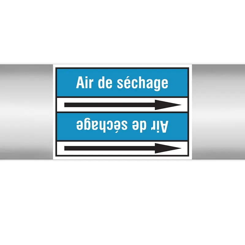 Marqueurs en rouleau continu, sans pictogramme - Air de séchage (produit francophone)