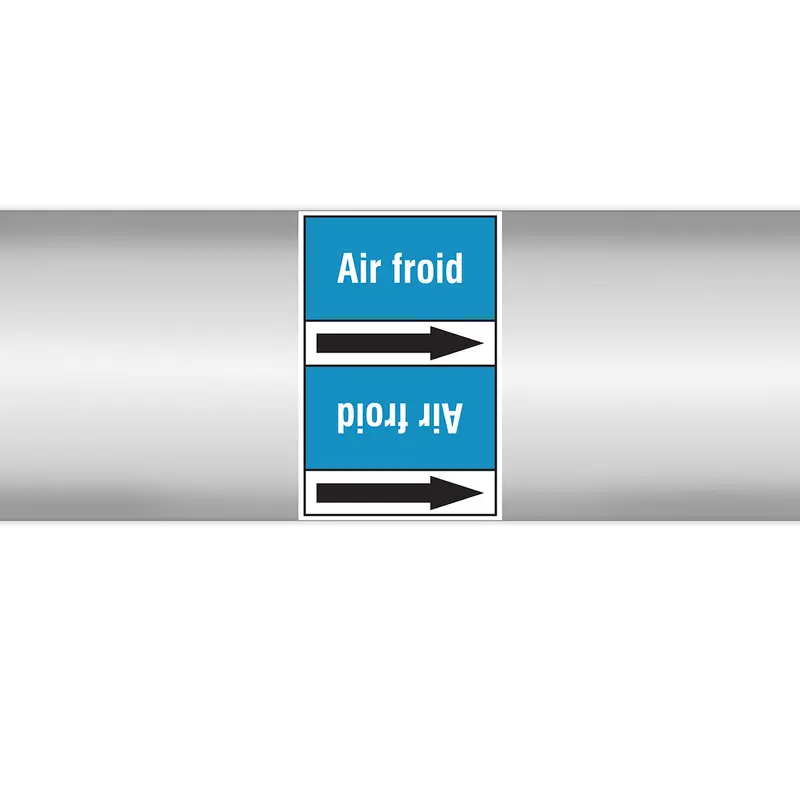 Marqueurs en rouleau continu, sans pictogramme - Air froid (produit francophone)