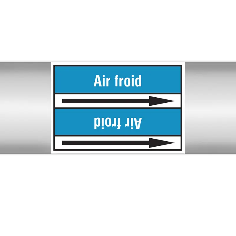 Marqueurs en rouleau continu, sans pictogramme - Air froid (produit francophone)