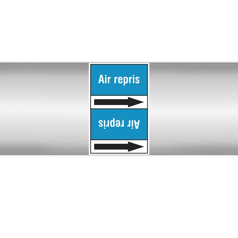 Marqueurs en rouleau continu, sans pictogramme - Air repris (produit francophone)