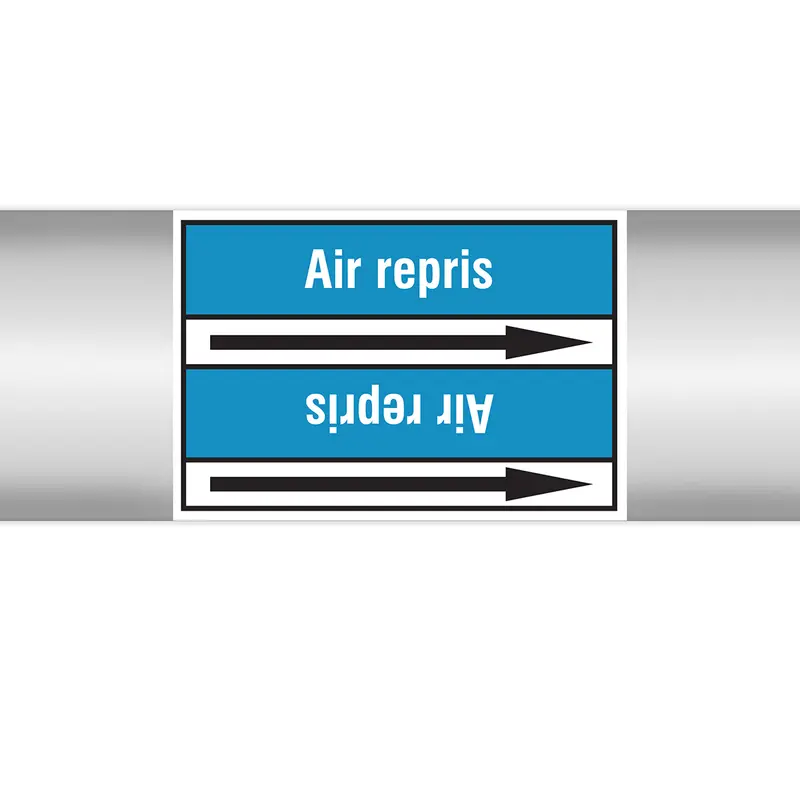 Marqueurs en rouleau continu, sans pictogramme - Air repris (produit francophone)