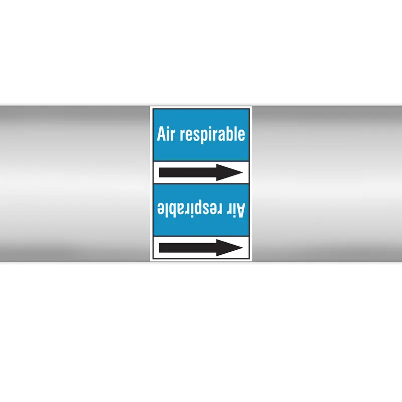 Marqueurs en rouleau continu, sans pictogramme - Air respirable (produit francophone)