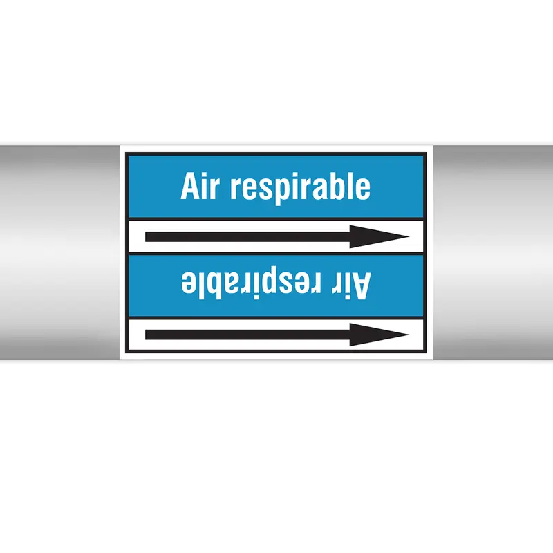 Marqueurs en rouleau continu, sans pictogramme - Air respirable (produit francophone)