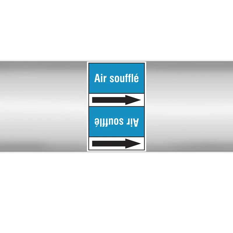 Marqueurs en rouleau continu, sans pictogramme - Air soufflé (produit francophone)