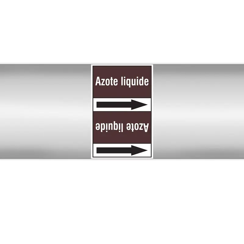 Marqueurs en rouleau continu, sans pictogramme - Azote liquide (produit francophone)