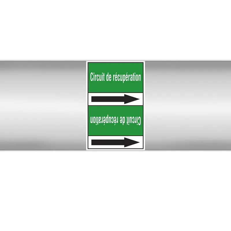 Marqueurs en rouleau continu, sans pictogramme - Circuit de récupération (produit francophone)