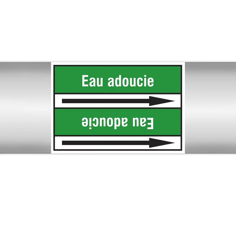 Marqueurs en rouleau continu, sans pictogramme - Eau adoucie (produit francophone)