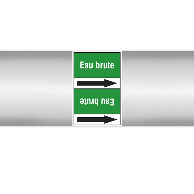 Marqueurs en rouleau continu, sans pictogramme - Eau brute (produit francophone)
