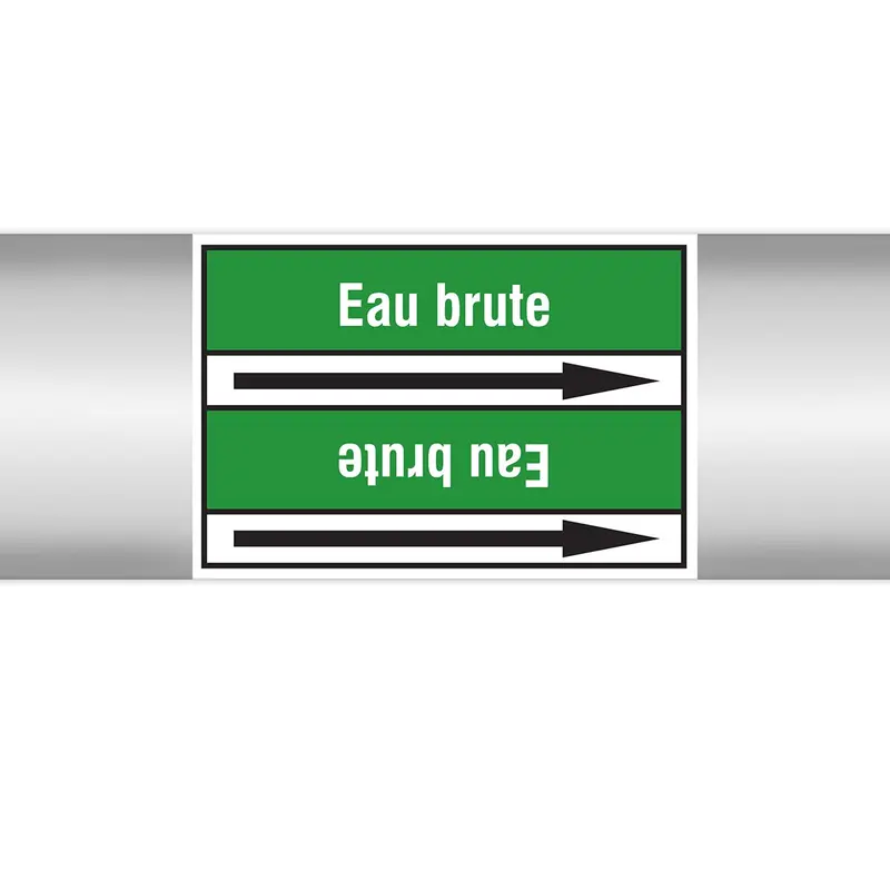 Marqueurs en rouleau continu, sans pictogramme - Eau brute (produit francophone)