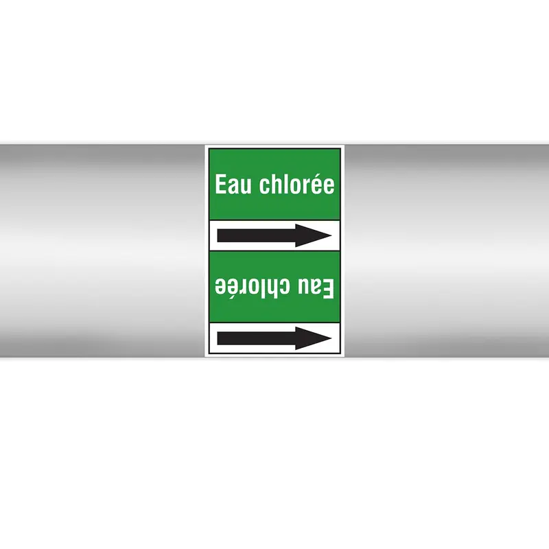 Marqueurs en rouleau continu, sans pictogramme - Eau chlorée (produit francophone)