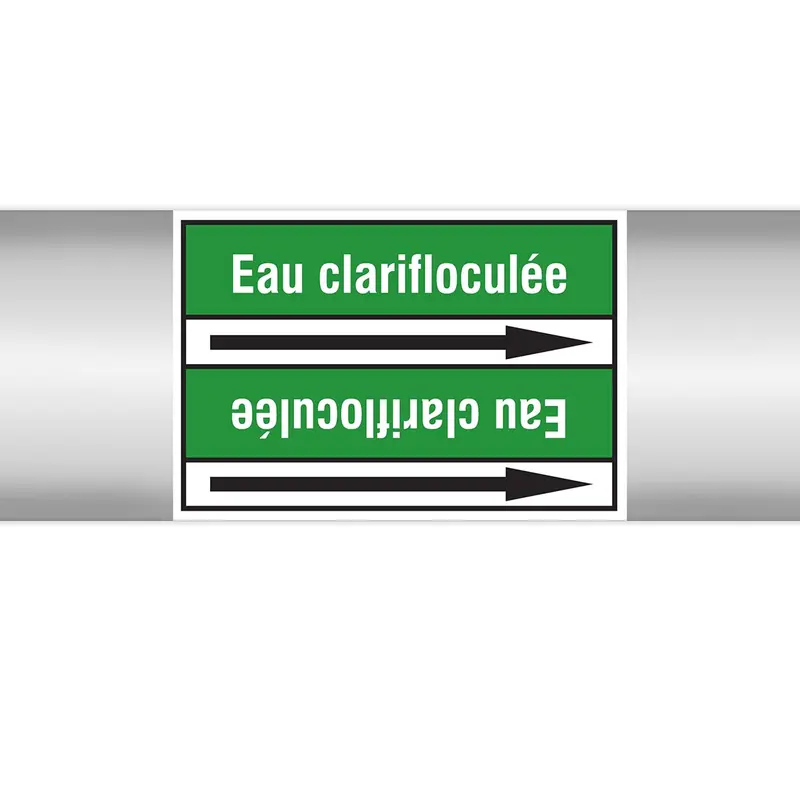 Marqueurs en rouleau continu, sans pictogramme - Eau clarifloculée (produit francophone)