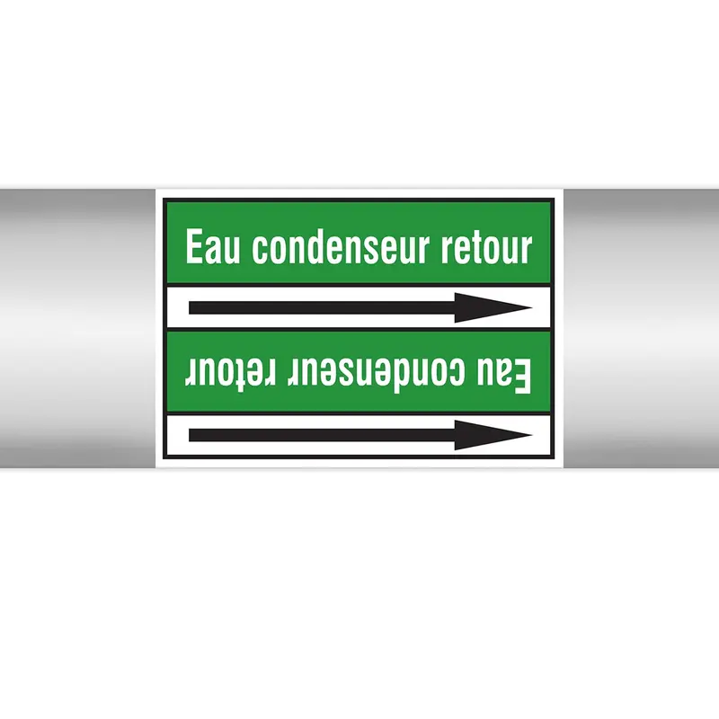 Marqueurs en rouleau continu, sans pictogramme - Eau condenseur retour (produit francophone)