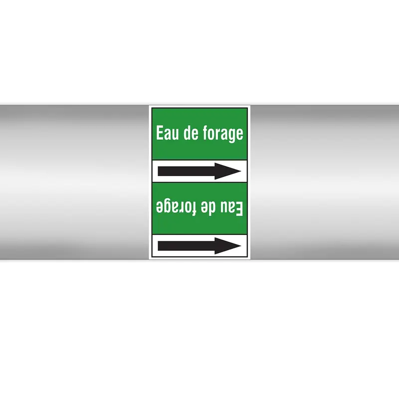 Marqueurs en rouleau continu, sans pictogramme - Eau de forage (produit francophone)