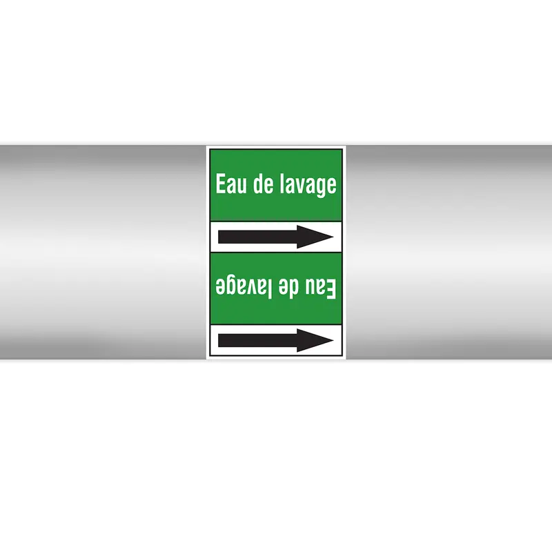 Marqueurs en rouleau continu, sans pictogramme - Eau de lavage (produit francophone)