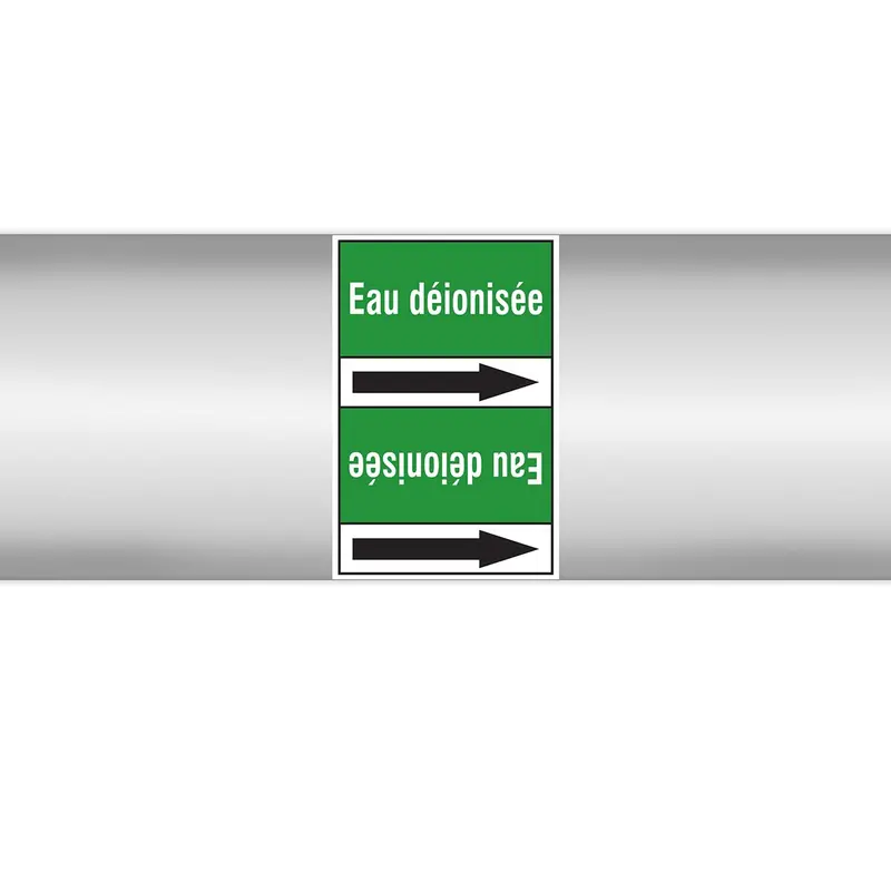 Marqueurs en rouleau continu, sans pictogramme - Eau déionisée (produit francophone)