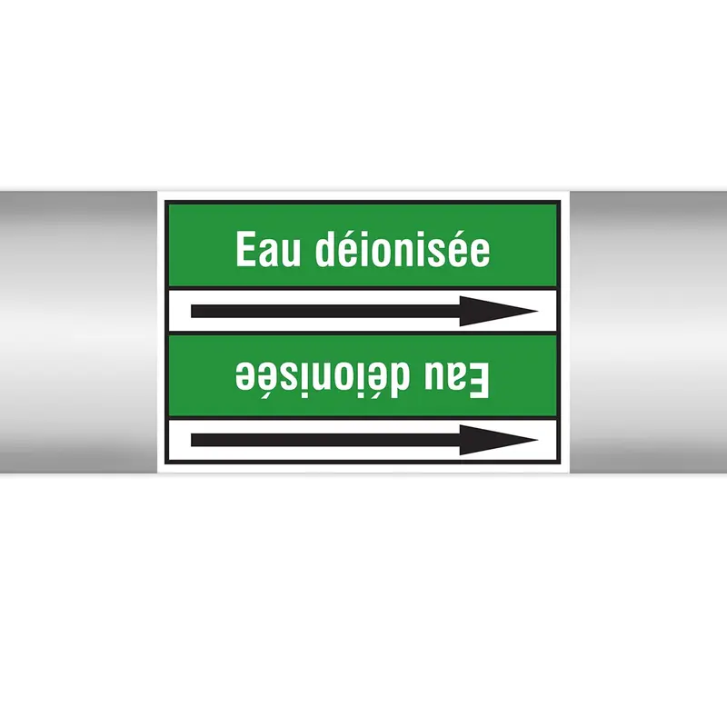 Marqueurs en rouleau continu, sans pictogramme - Eau déionisée (produit francophone)